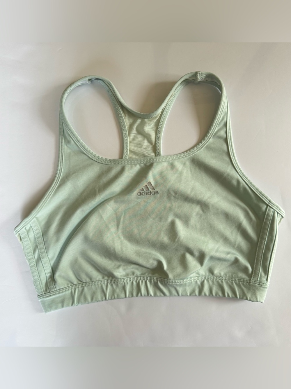 adidas Mint Green Racerback Support Sports Bra